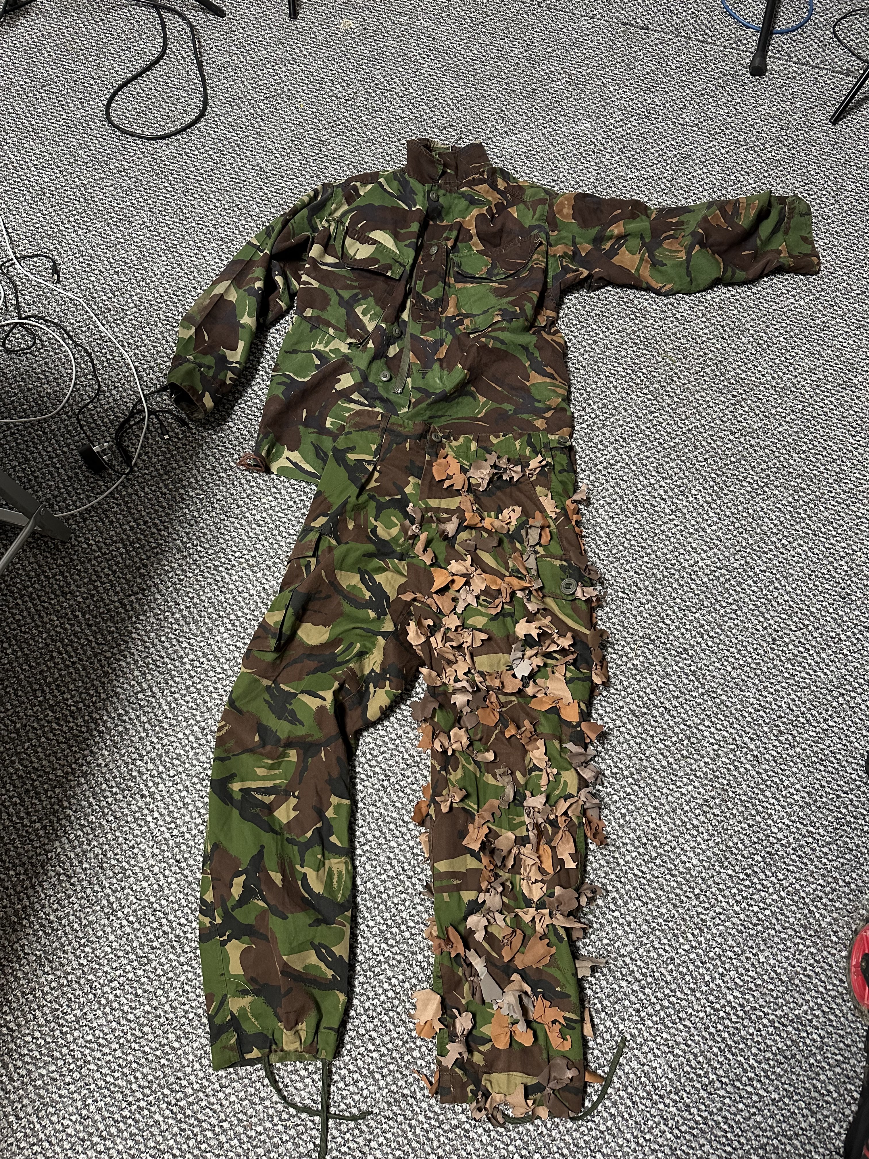 STALKER Leaf Suit Gaiters Brown ギリースーツ STALKER Green Leaf